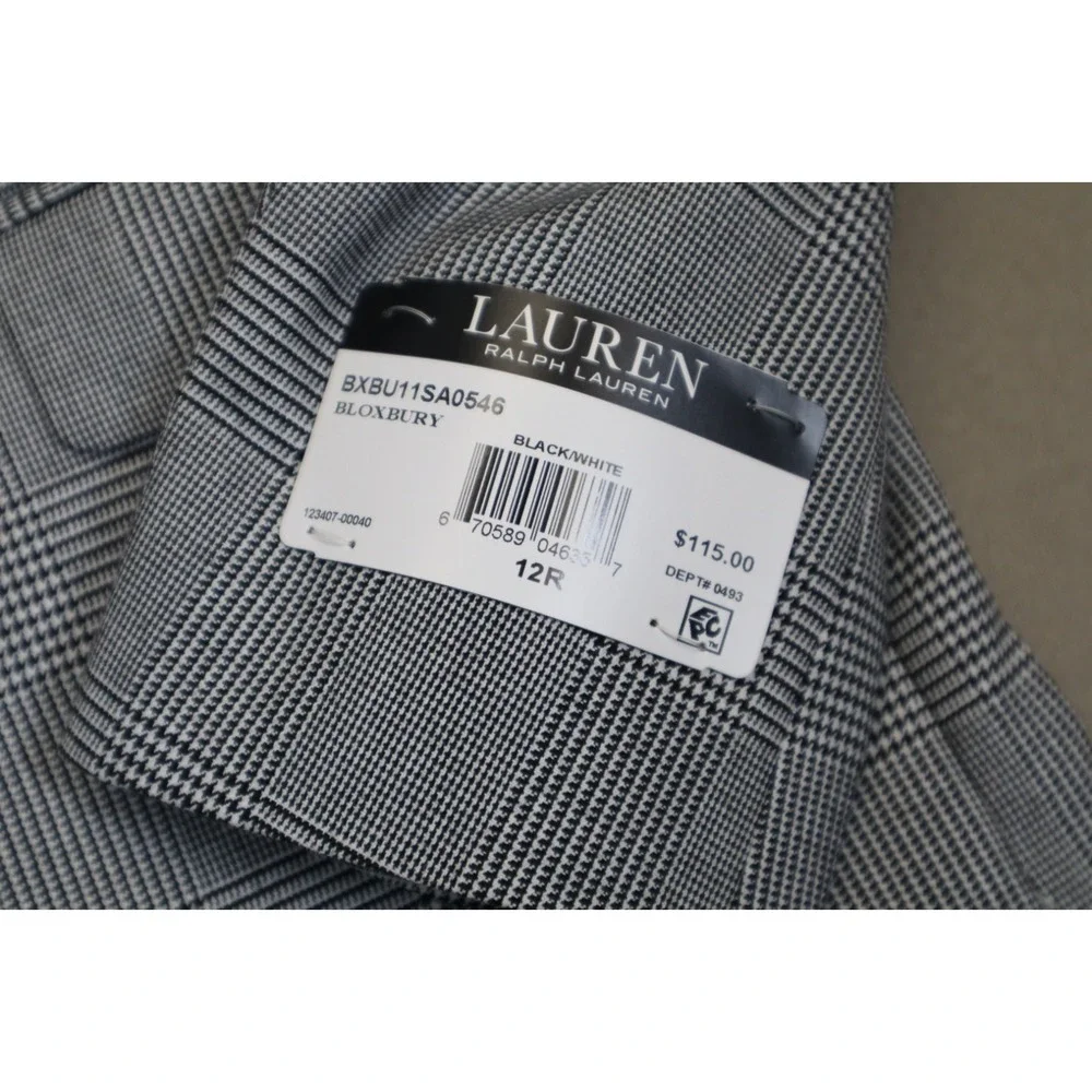 Lauren Ralph Lauren Big Boys Plaid‎ Classic Sport Coat Size 12R